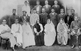 Kallenbach, Gandhi, Mrs. Gandhi and Parsee Rustomji