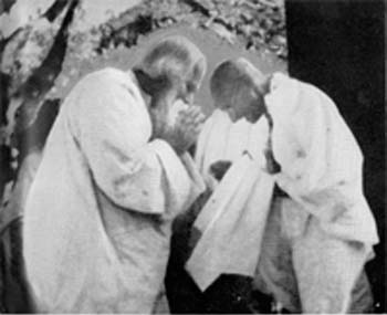 Exchange of greetings with Ravindranath Tagore, February 18, 1940
