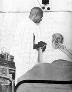 Gandhi's visit to ailing Andrews at the Calcutta, February 20, 1940